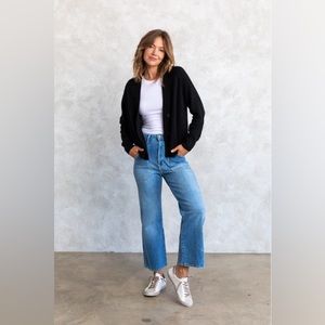 Wide Leg Denim Jeans